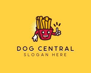 Happy Chip Fries logo design