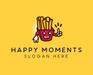 Happy Chip Fries logo design