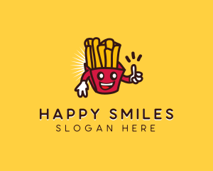 Happy Chip Fries logo design