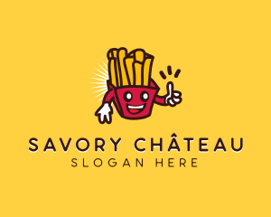 Happy Chip Fries logo design