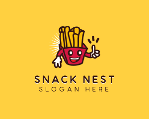 Happy Chip Fries logo design