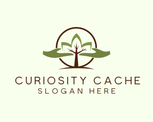 Nature Tree Planting  logo design