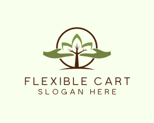 Nature Tree Planting  logo design