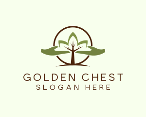 Nature Tree Planting  logo design