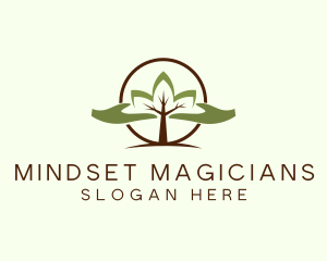 Nature Tree Planting  logo design