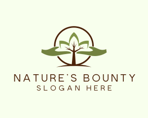 Nature Tree Planting  logo design