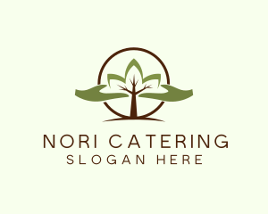 Nature Tree Planting  logo design