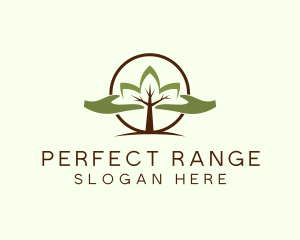 Nature Tree Planting  logo design