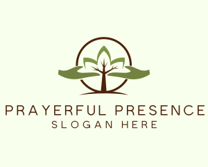 Nature Tree Planting  logo design