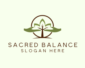 Nature Tree Planting  logo design