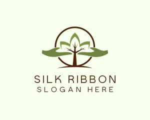 Nature Tree Planting  logo design