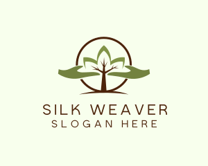 Nature Tree Planting  logo design