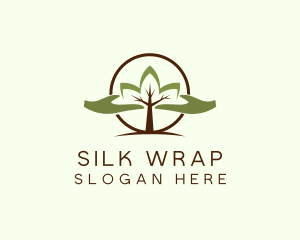 Nature Tree Planting  logo design