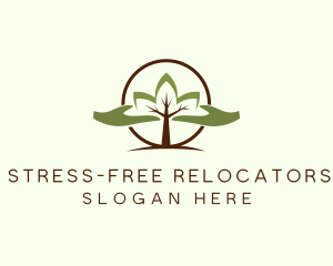 Nature Tree Planting  logo design