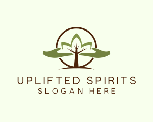 Nature Tree Planting  logo design