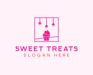 Sweet Cupcake Bakery  logo design