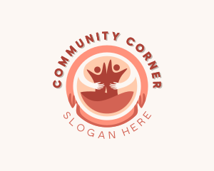 Foundation Globe Community logo design