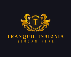  Elegant Crest Insignia logo design