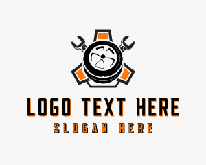 Tire Wrench Mechanic logo