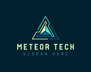 Pyramid Tech Developer logo design