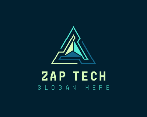 Pyramid Tech Developer logo design