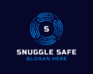 Fingerprint Biometric Security logo