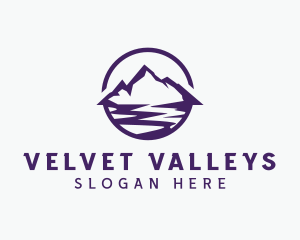 Mountain River Valley logo design