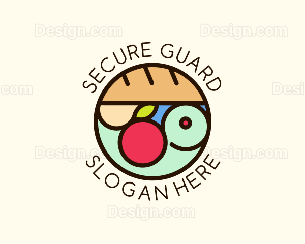Bread Fruit Grocery Logo