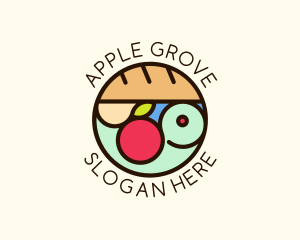 Bread Fruit Grocery logo design