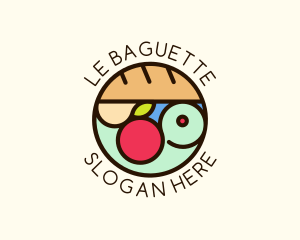 Bread Fruit Grocery logo design