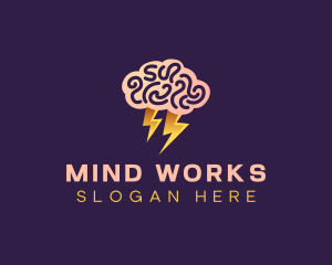 Brainstorm Mind Psychology logo design