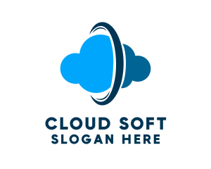 Parallel Cloud Communication logo design