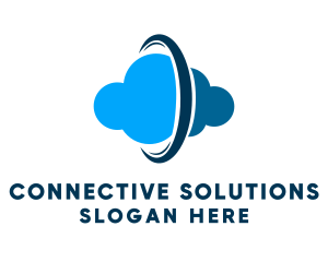 Parallel Cloud Communication logo design