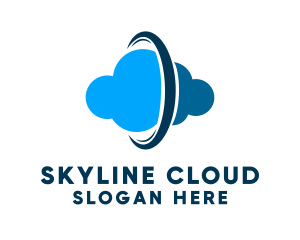 Parallel Cloud Communication logo design