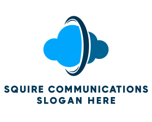 Parallel Cloud Communication logo design