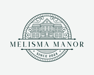 House Real Estate Mansion logo design