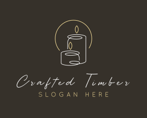 Candle Light Spa logo design