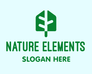 Nature Tree Leaf logo design