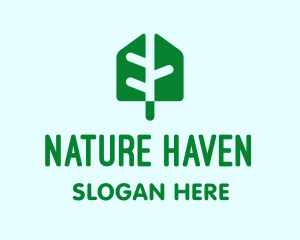 Nature Tree Leaf logo design