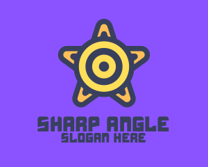 Target Star Shield logo design