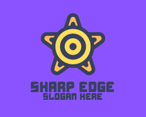 Target Star Shield logo design