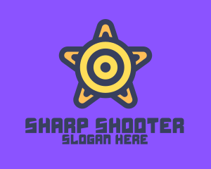 Target Star Shield logo design