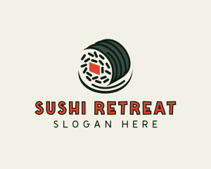 Sushi Dining Gourmet logo design