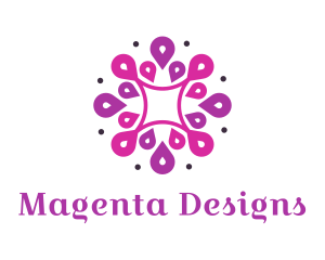 Magenta Floral Pattern logo