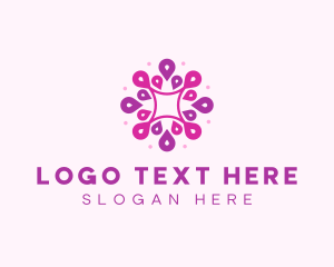 Magenta Floral Pattern logo