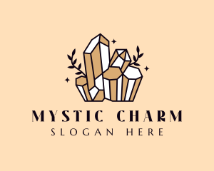 Mystic Nature Crystals logo design