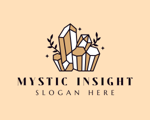 Mystic Nature Crystals logo design