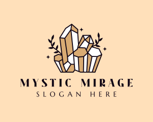 Mystic Nature Crystals logo design