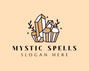 Mystic Nature Crystals logo design