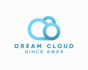 Modern Cloud Software  logo design